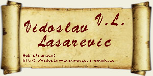 Vidoslav Lašarević vizit kartica